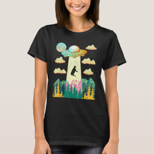 Koe UF Abductie Vintage Geloof Retro T-shirt