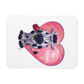 Koe Valentijnsdag Magneet (Horizontaal)