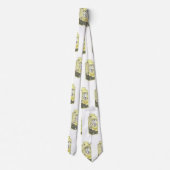 Koe van bananenmelk stropdas (Achterkant)