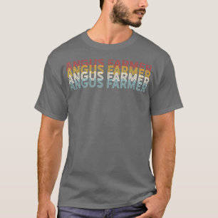Koe van de runderen Angus Farmer T-shirt