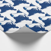 Koe van het dier cadeaupapier (Hoek)