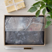 Koe van het hoogste vliegveld in het winterdagboek tissuepapier (Geschenk)