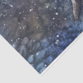 Koe van het hoogste vliegveld in het winterdagboek tissuepapier (Detail)