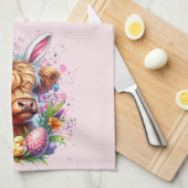 Koe van het Paashoogland Theedoek (Quarter Fold)