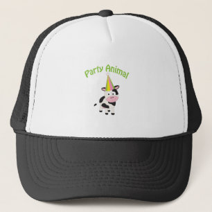 Koe van partijdieren trucker pet