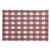 Koe van rode buffelplaat Boerderij Pillow Hoesje Kussensloop (Achterkant)