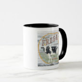 Koe van verse crème Mok (Voorkant rechts)