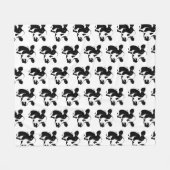 Koe van vlootswand-Boerderij Fleece Deken (Voorkant (Horizontaal))