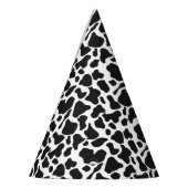 Koe van zwart-wit Boerderij Feesthoedjes (Links)