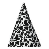 Koe van zwart-wit Boerderij Feesthoedjes (Rechts)