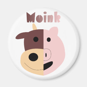 Koe + Varkens = Moink magnet Magneet