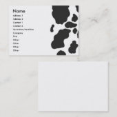 Koe | visitekaartje (Voorkant / Achterkant)