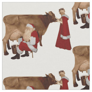 koe voor kerst stof