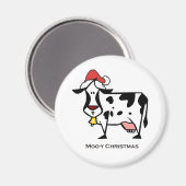 Koe voor kerstmis magneet (Voorkant / Achterkant)