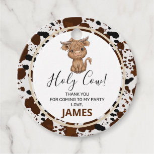 Koe voor Koe op het hoogste niveau - 'Birthday Fav Bedankjes Labels