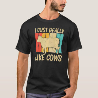 Koe voor mannen vrouwen koe boer zuivelboerderij 1 t-shirt