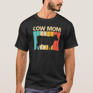 Koe voor moeder Moeder Boerderij Dier Koe Zuivelb T-shirt