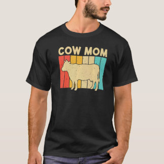 Koe voor moeder Moeder Koe Boer Zuivelboerderij T-shirt