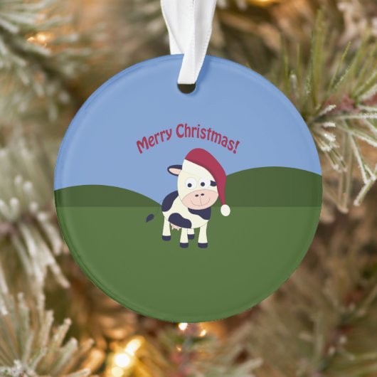 Koe voor pretkerst ornament (Boom)