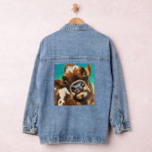 Koe Vrouwen Denim Jacket (Jean Jacket), Denim (Hangar)