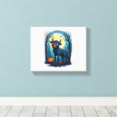 Koe weerwolftransformatie canvas afdruk (Insitu (Houten vloer))