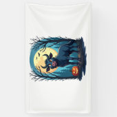 Koe weerwolftransformatie spandoek (Verticaal)