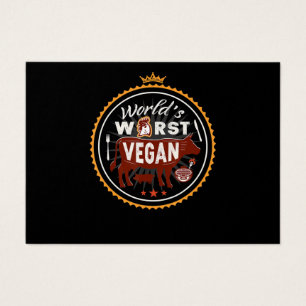 Koe werelden slechtste Vegan Vat BBQ Visitekaartje