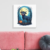 Koe Werewolf Transformatie Canvas Afdruk (Insitu (Woonkamer))