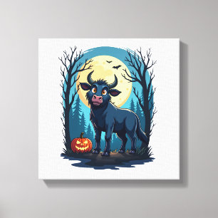 Koe Werewolf Transformatie Canvas Afdruk