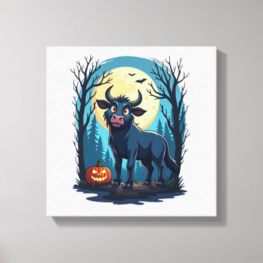 Koe Werewolf Transformatie Canvas Afdruk (Voorkant)