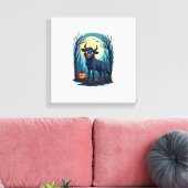 Koe Werewolf Transformatie Canvas Afdruk (Insitu (Woonkamer))