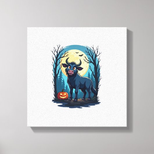 Koe Werewolf Transformatie Canvas Afdruk (Voorkant)