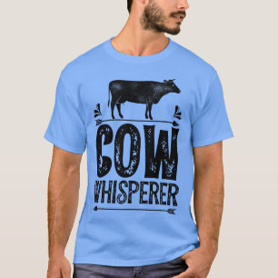 Koe Whisperer Funny Farming Boerderij Gifts for Fa T-shirt