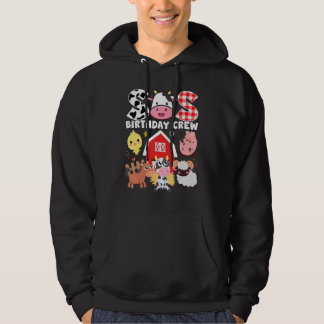 Koe Zisdag Bemanningsthema Boerderijen Birthday Hoodie