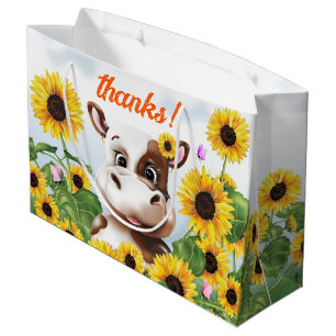 Koe Zonnebloem Boerderij Dank u Groot Cadeauzakje