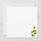 Koe Zonnebloem Kinderen van Birthday (Achterkant)