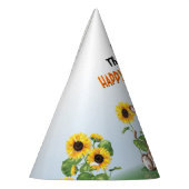 Koe Zonnebloem Kinderen van Birthday Feesthoedjes (Links)