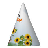 Koe Zonnebloem Kinderen van Birthday Feesthoedjes (Rechts)
