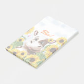 Koe Zonnekruid Boerderij Post-it® Notes (Schuin)