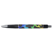 Koe, zwart en regenboog afdrukken pen (Voorkant)