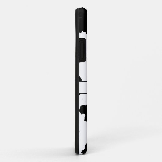 Koe zwart-wit Case-Mate iPhone case (Achterkant/rechts)