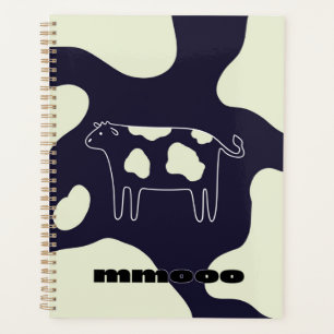 Koe zwart-wit planner