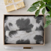 Koe Zwart Wit Vlekken Bont Tissuepapier (Geschenk)