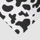 Koe Zwart-wit Vlekken Tissuepapier (Detail)