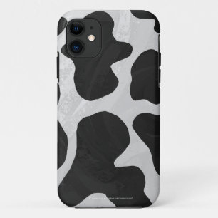 Koe zwart-witafdrukken iPhone 11 hoesje