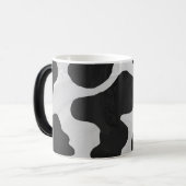 Koe zwart-witafdrukken magische mok (Voorkant links)