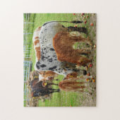 koeien boerderij legpuzzel (Verticaal)