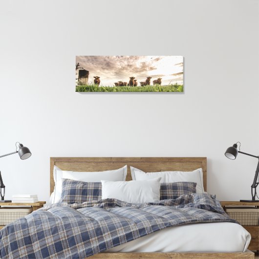 Koeien Canvas Afdruk (Insitu (Slaapkamer))
