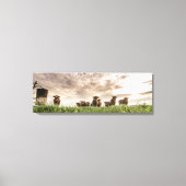 Koeien Canvas Afdruk (Voorkant)