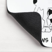 Koeien die gaan? Mousepad Muismat (Hoek)